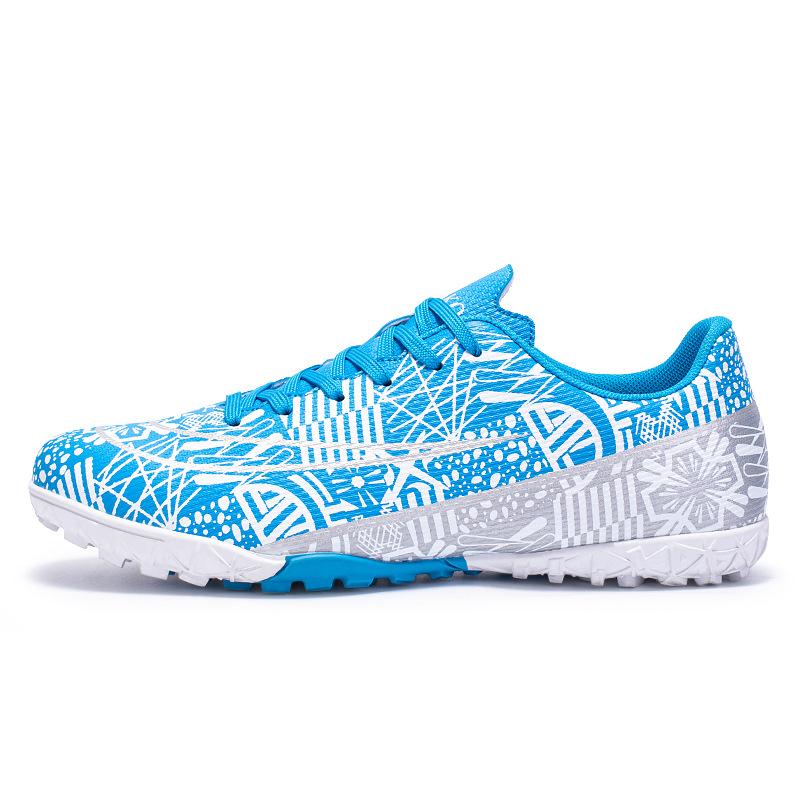 Хит продаж мужские футбольные бутсы с низким верхом, длинными шипами и шипами для игры на искусственном газоне, молодежные студенческие профессиональные тренировочные футбольные бутсы