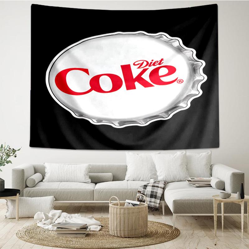 Ткань с рисунком 'Stay Crisp Coke', Уникальная дизайнерская ткань, Настенный декор для спальни, гостиной, игровой комнаты, Душевные подарки для фанатов на праздник