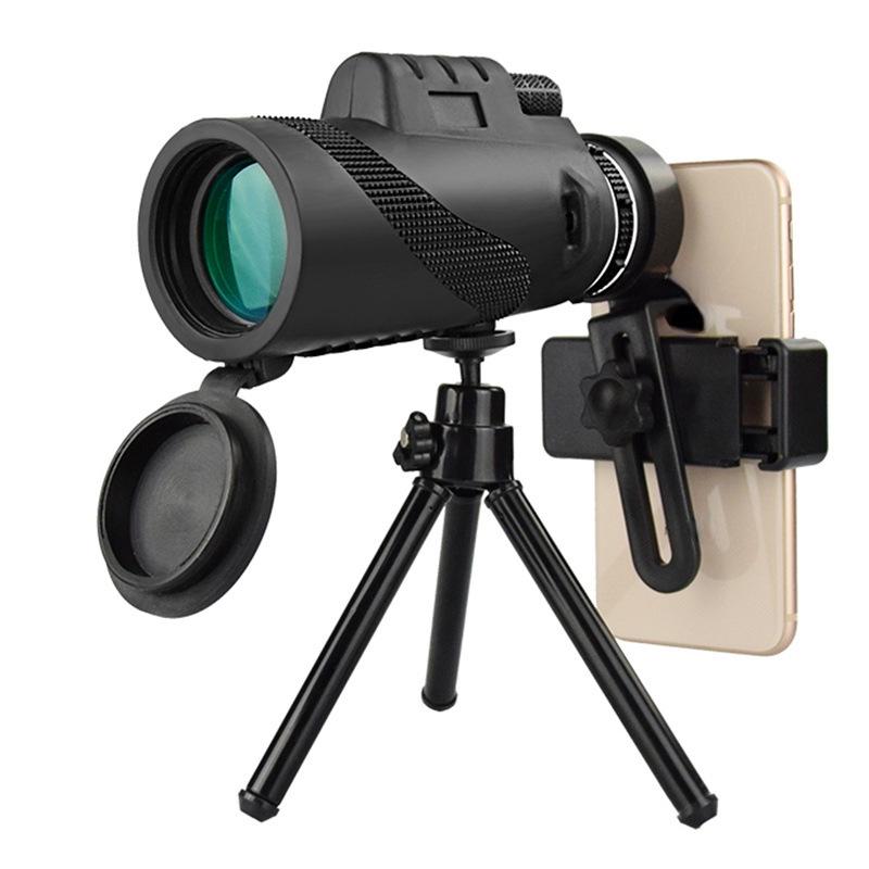 High-Power 40X60 Monocular Telescope & 80X100 HD Night Vision Binoculars for Outdoor Use