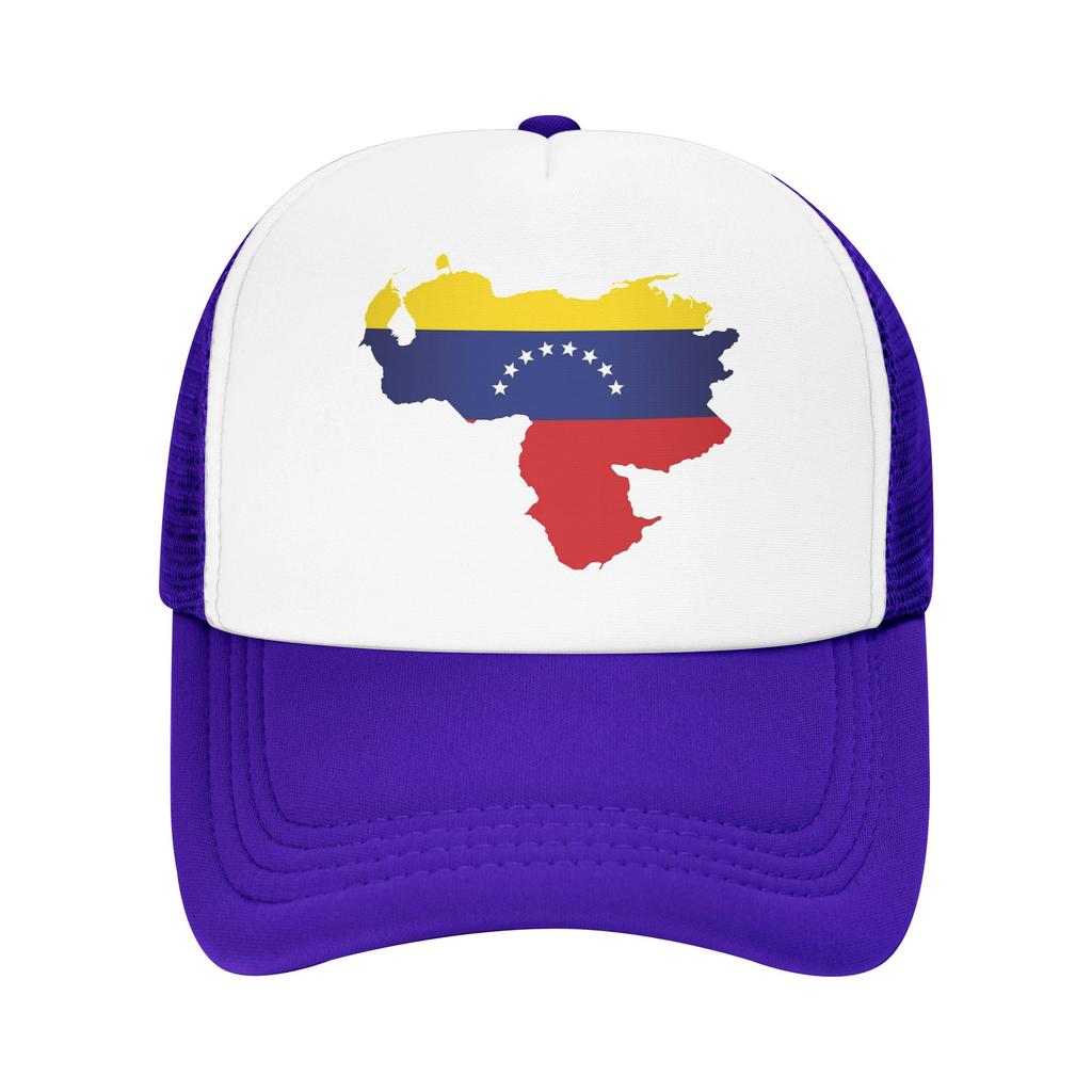 Venezuela Map Trucker Cap Adult HipHop Venezuelan Hats Trucker Hat Sports Cap Breathable Mesh Baseball Caps