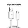 Быстрозарядный USB-кабель для передачи данных 3A для смартфонов, видеорегистраторов, шнур B, 1 м