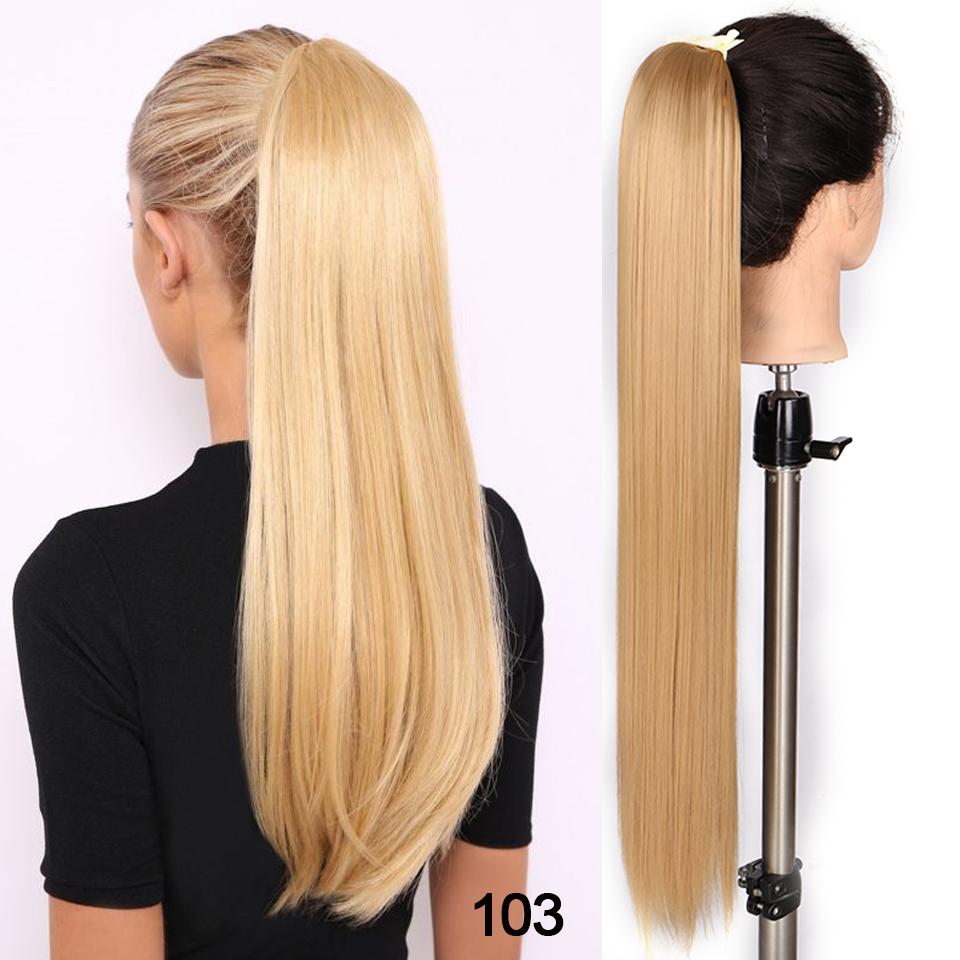 LUPU Синтетические длинные прямые волосы с оберткой вокруг зажима в хвосте для наращивания волос, накладные волосы Reistan Pony Tail