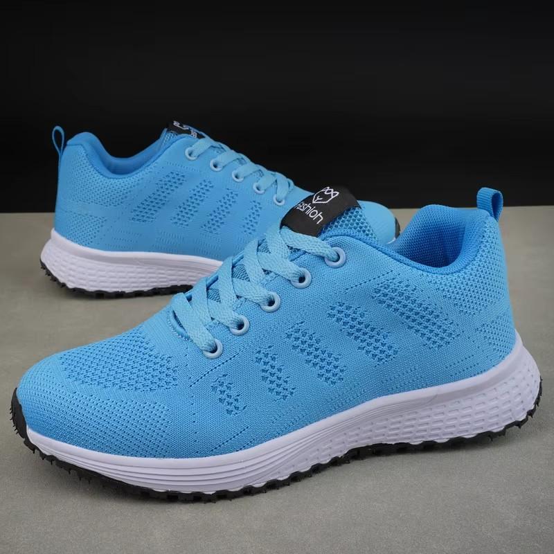 Women'S New Breathable Mesh Shoes Comfortable Lightweight Breathable Anti Slip Suitable Walking Training Cycling Sports Shoes