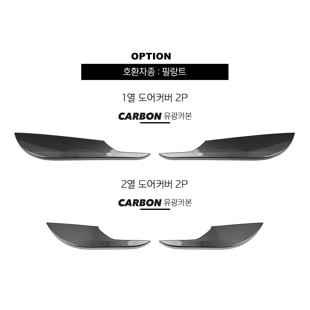 For Renault Filante 2026 2027 Car Tuning 4PCS Carbon Fiber Car Door Anti Kick Cover Trim Interior Accessories