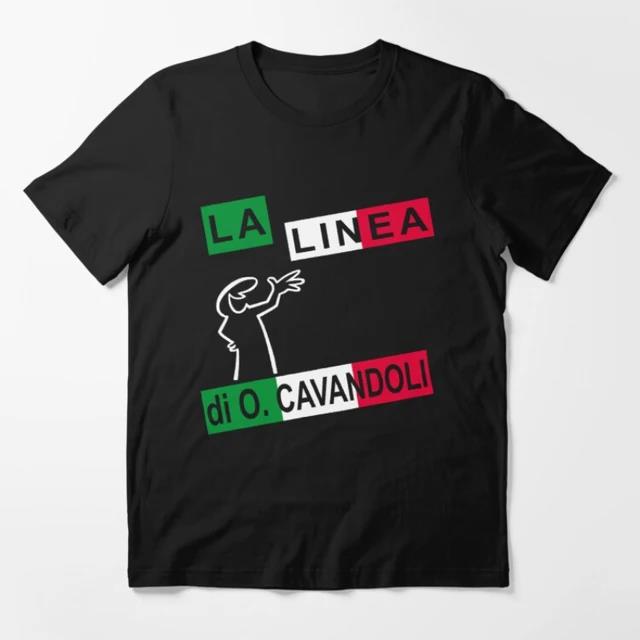 Футболка Line Osvaldo Cavandoli, модная хип-хоп-футболка La Linea, повседневная, с круглым вырезом, футболки больших размеров для женщин