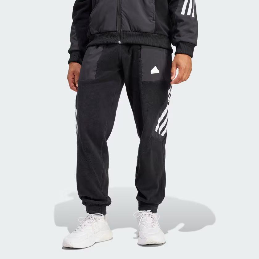 adidas Трикотажные брюки мужские черные IB6129