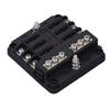 DC12V 24V Fusing Box 6 Way Water Proof Fusing Holder Block with LED Indicator for Automotive Truck