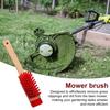 Щетка для газонокосилки Компактный размер Деревянная щетка-аксессуар для газонокосилки Щетка для чистки травы Грязь от скошенной травы