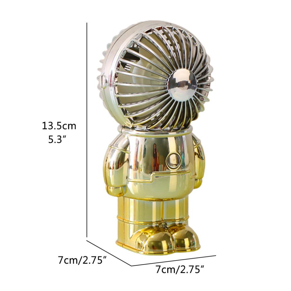 Mini USB Handheld Fan Cute Astronaut Ultra-quiet Fans for Home Office Bedroom Summer Portable Cooler