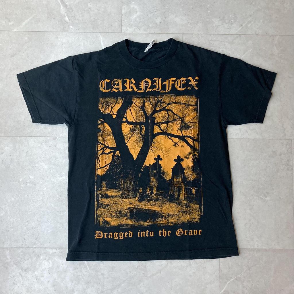Vintage Carnifex Nuclear Blast Records Death Metal Rock Band Tour T-Shirt Size Medium