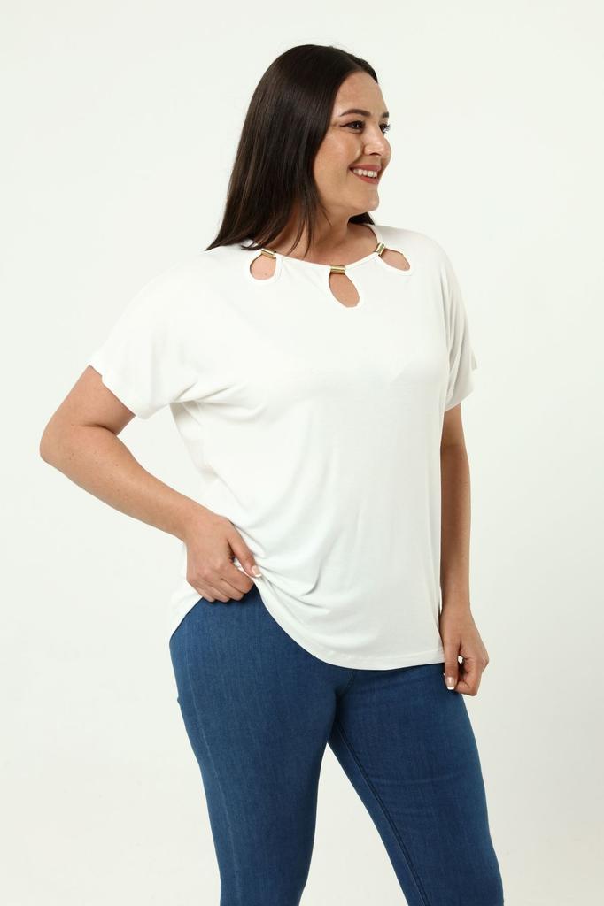 Женская стильная футболка большого размера, комфортная модель больших размеров, стильный воротник, детальный хлопковый изгиб, короткий рукав, летнее вечернее платье для мамы, футболка-туника