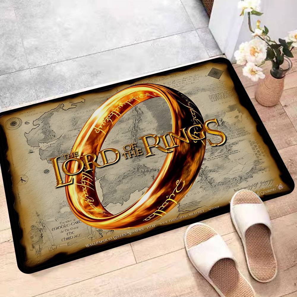 T-The L-Lords Of The R-Rings Floor Mat INS Style Soft Bedroom Floor House Laundry Room Mat Anti-skid Household Carpets