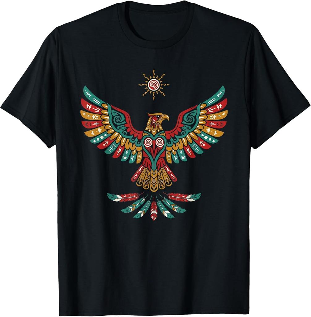 NEW LIMITED! Thunderbird Native Indian American Tribal Art Tee - MADE IN USA
