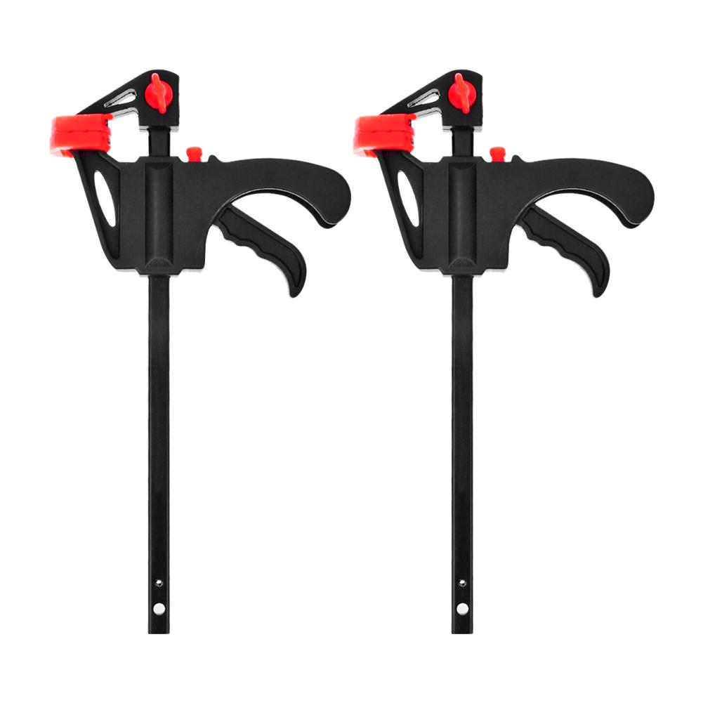 5 # 4-дюймовый деревообрабатывающий стержень F с зажимом с жесткой ручкой и быстрой трещоткой DIY