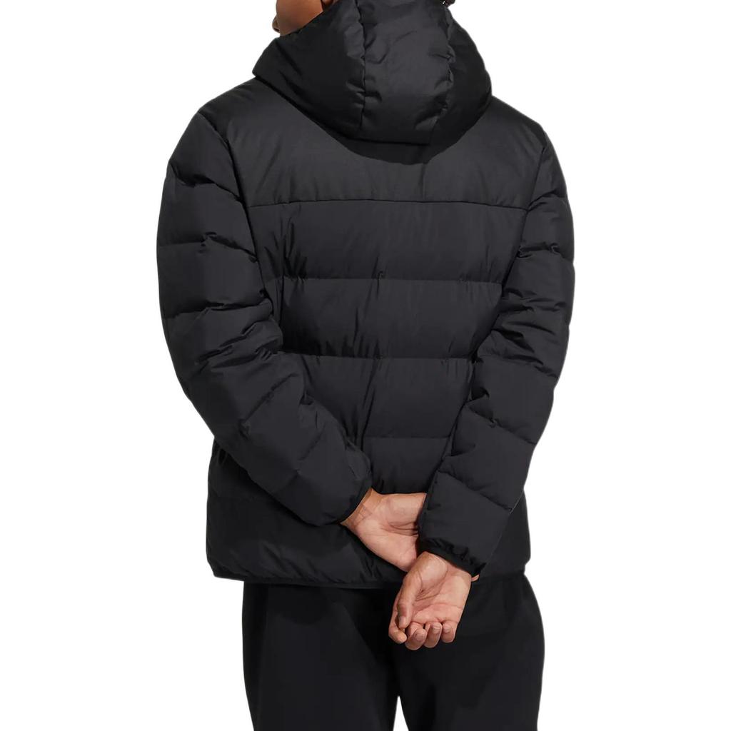 adidas Пуховики Мужские Черные С Капюшоном Умеренные Другие HZ2597