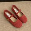 Fashion New Style Retro Mary Jane Shoes for Women Summer Round Toe Woman Flats Cheap High Quality Fashion Comfortable and Elegant Shoes