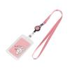 Fashion Cartoon Lovely Bank Credit Card ID Business Case Retractable Card Holder Name Badge Holder