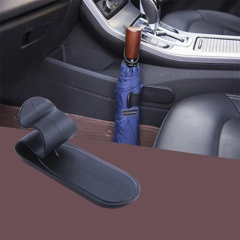 Multifunction Small Hook Hanger Rack Car Umbrella Hook Multi Umbrella Holder Hanger Car Seat Clip Fastener Rack Car