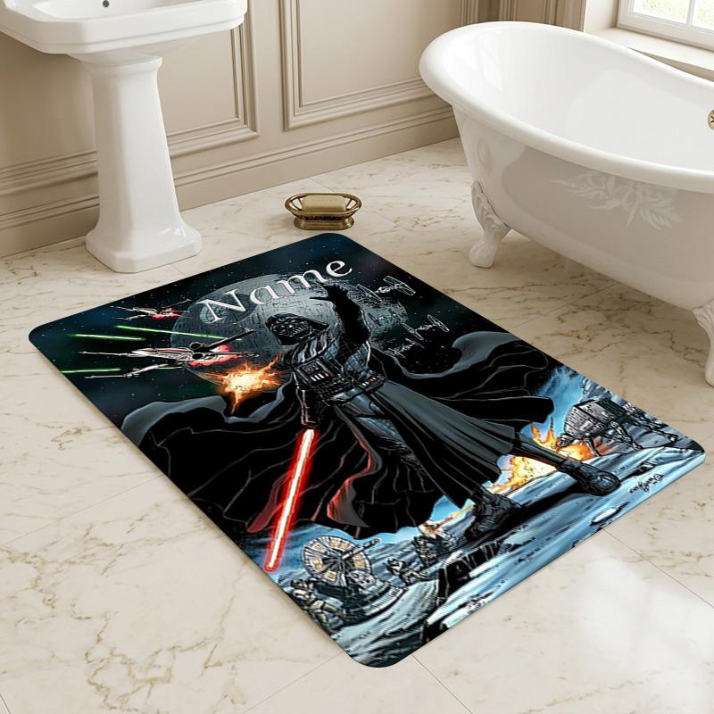 Personalized Name Yoda's Legacy Living Room Non-Slip Area Rug Soft Carpet for Bedroom Kids Playroom Sofa Office Home Decor Doormat