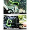 1pc Window Wiper Cleaning Brush Microfiber Wiper Windshield Demister Cleaning Tool Wiper Cleaner Wipe Tool Long Handle Cleaning Cloth  Accessories