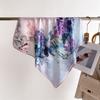 Luxury Flower Design Scarf Women Satin Scarves Bandana Hijab Neckerchief Shawl Kerchief Hair Band Foulard Lady