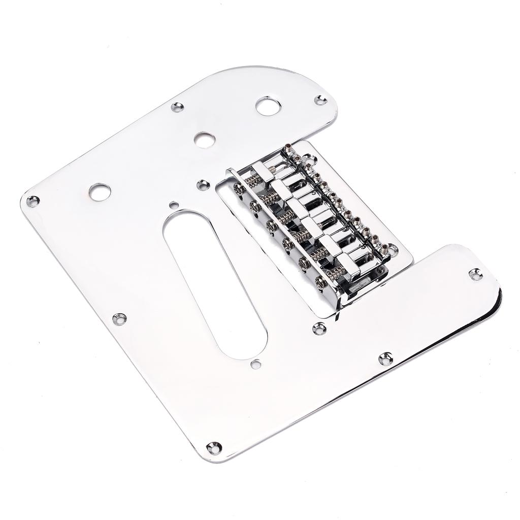 Silver LAP Steel Guitar Pickguard with Bridge Set Electric Parts