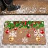 Дверной коврик Новогоднее украшение для улицы и помещения Дверной коврик Bm-9