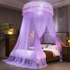 2027 New Dome Ceiling Mosquito Net Fresh Encryption Net Yarn Princess Wind Free Installation Floor Ceiling Mosquito Net high quality