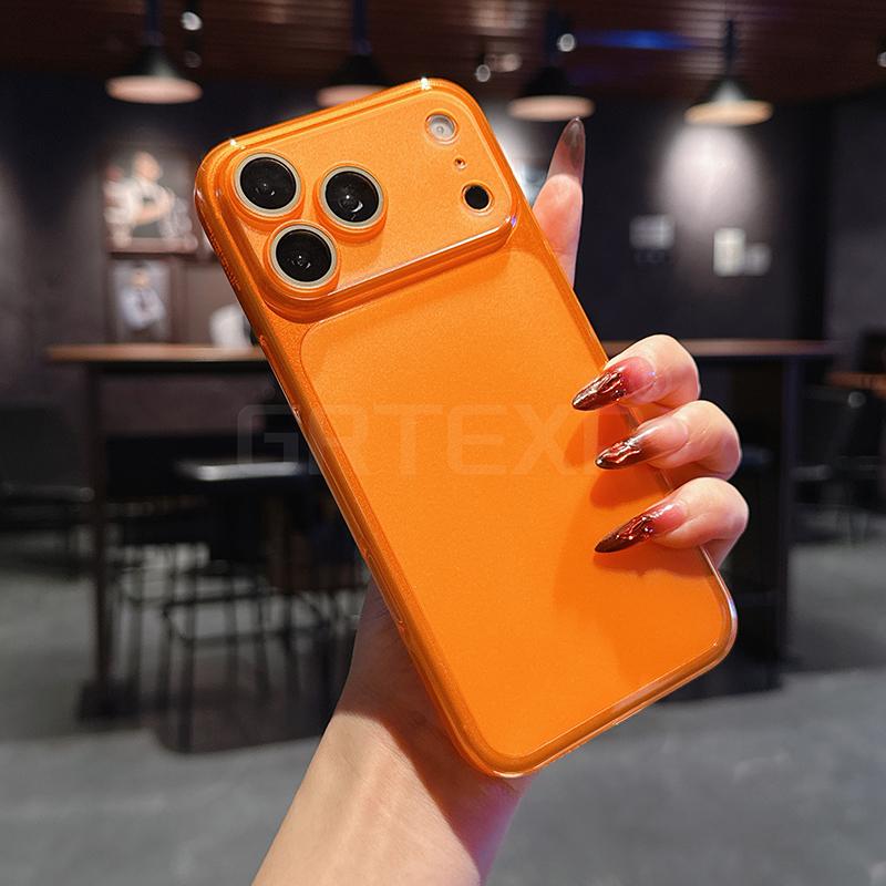 Ultra Thin Matte TPU Case with Lens Protection for For Iphone 17 Pro Max 17 Pro 17 Air Durable Non-Slip Shockproof Cover