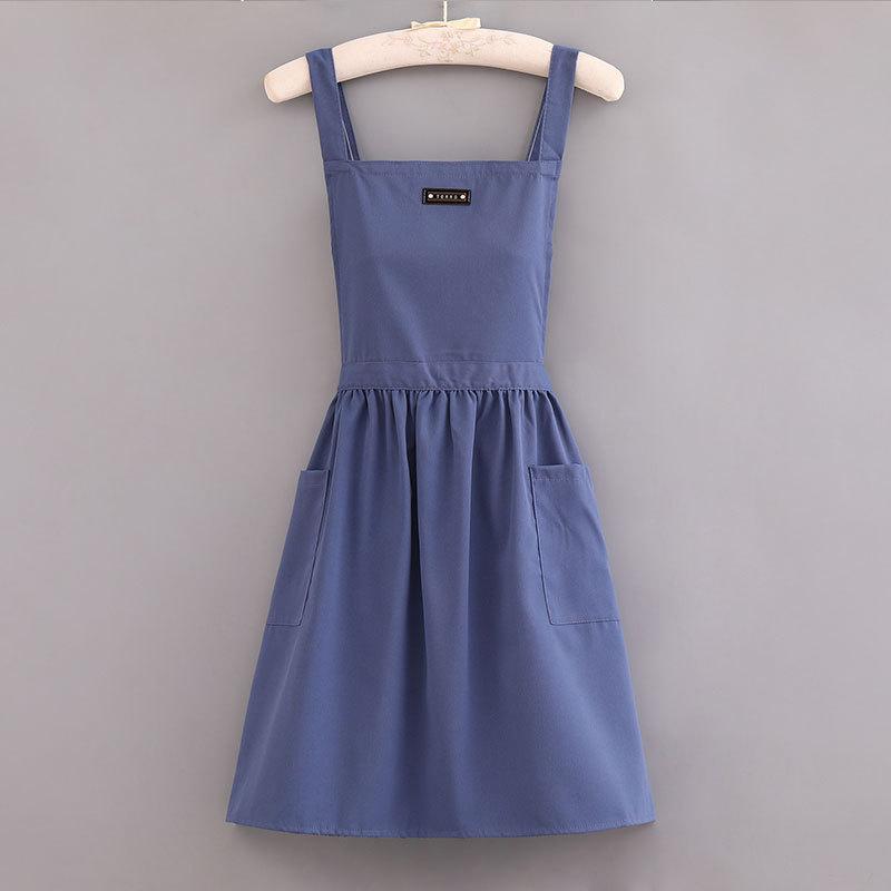 Мягкий хлопковый кухонный фартук с крестообразной спинкой для приготовления пищи, общественного питания, коммерческого ресторана, размер может быть настроен