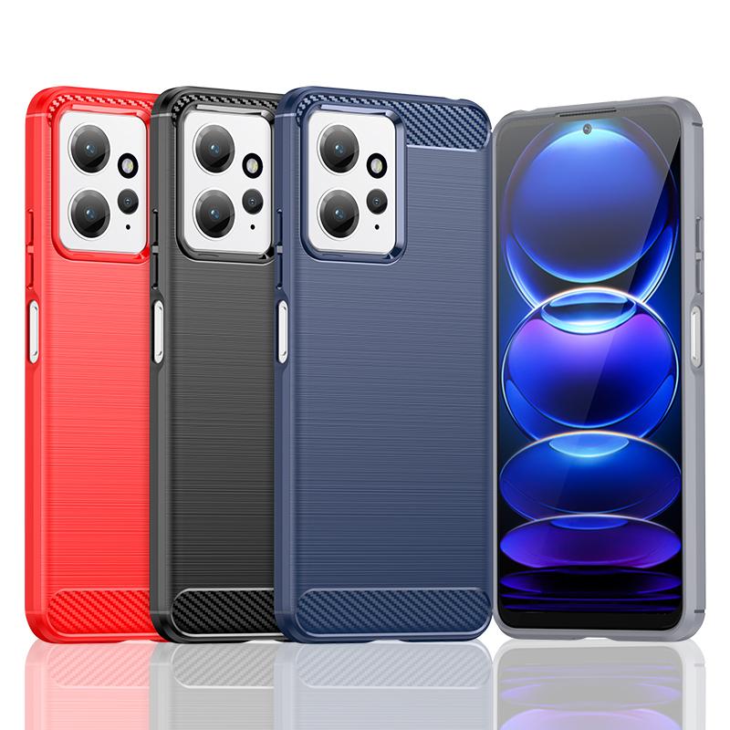 Для чехла Xiaomi Redmi Note 12 Global Case для Redmi Note 12 4G силиконовый чехол из углеродного волокна для Redmi Note 12 4G Global Cover