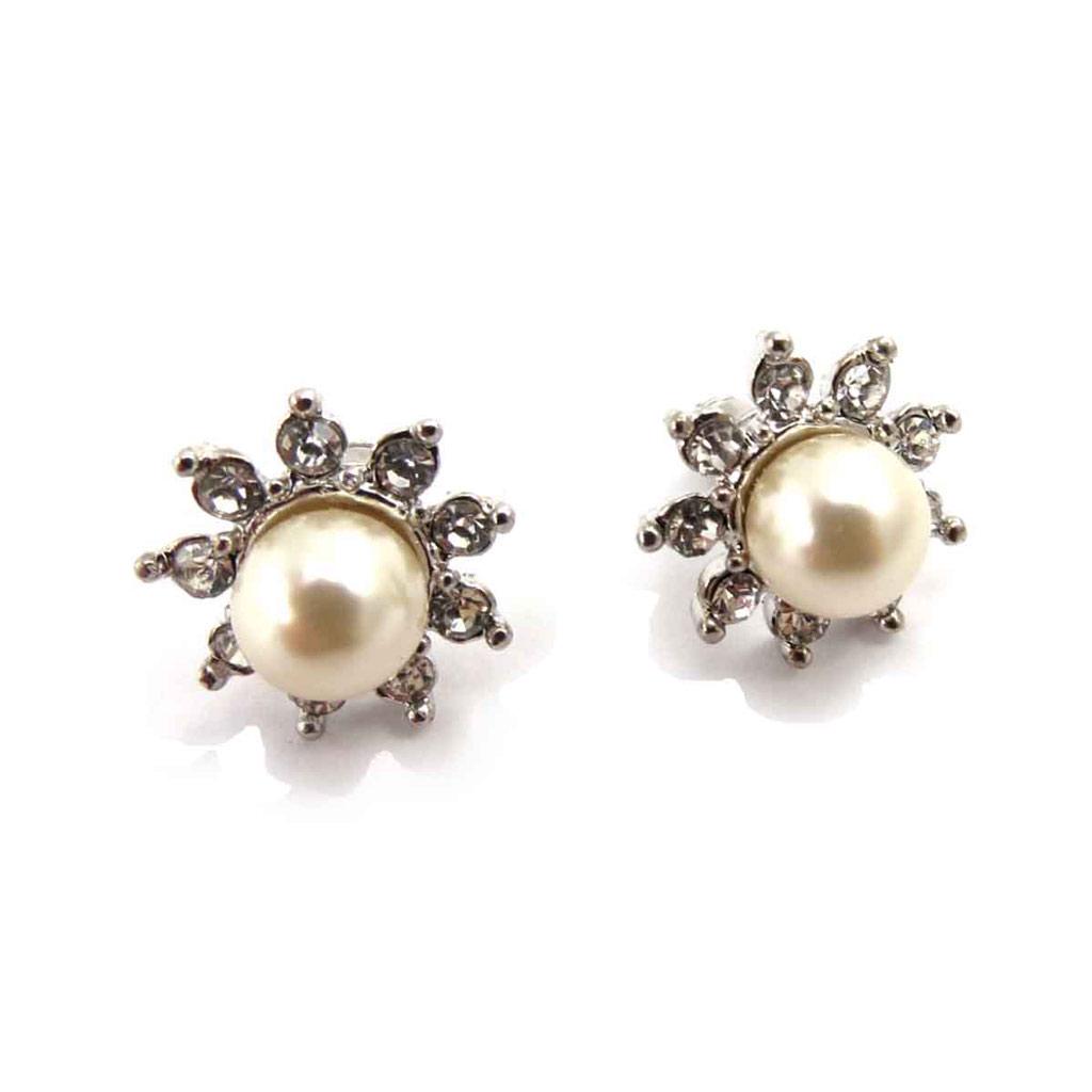 Les Trésors De Lily [J8159] — дизайнерские серьги цвета слоновой кости «Сисси»