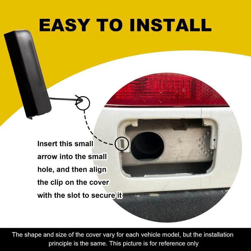 Front Bumper Tow Hook Cover Cap For Toyota RAV4 Trailer Cover Cap 52438-0R901 52437-0R901 Car Accessories