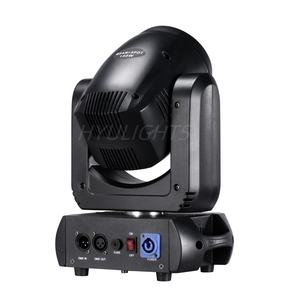 Mini 150W LED Moving Head Light with 18 Rotating Prisms DMX512 Control for DJ Stage Effects in Disco Bars