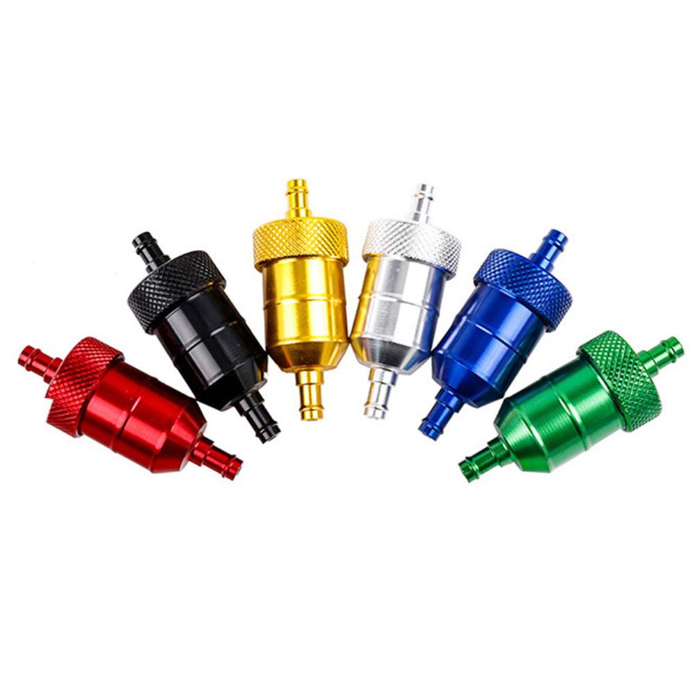 Aluminum Alloy Oil Filter for Motocross ATV Kart Dirt Bike Fits 8mm Fuel Systems Enhances Fuel Flow and Engine Performance