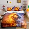 "Fiery Lovers Bedding Set" Bedding Duvet Cover Set Duvet Cover Pillowcases (1 * Duvet Cover 2 * Pillowcases, without duvet insert)