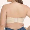 Meilan Seamless Ultra-Thin Ice Silk Strapless Tube Top Bra - Non-Slip, Large Size Wedding Underwear