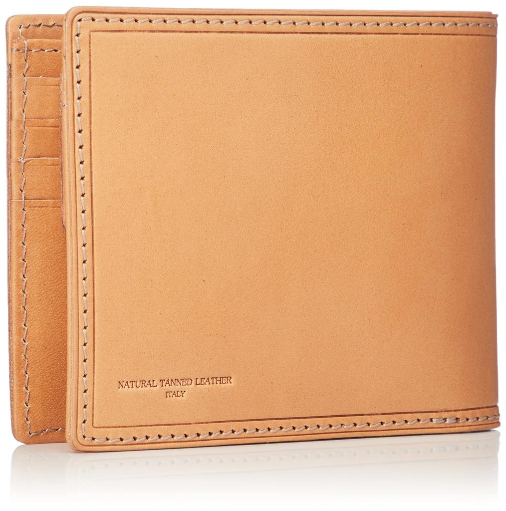 Кошелек бифолд TK Surface Accessory Бежевый [Takeokikuchi] Мужской