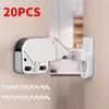 20 Pcs Push to Open Magnetic Catch, Soft Close Touch Latch with Screws for Cabinet & Drawer - No Handle Modern Design