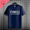 Unisexs Funny The Fun Uncle Funcle Casual Graphic Tshirt 100 Cotton Crew Neck Short Sleeve Tshirt Prefect For Outdoor Clothing