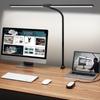 Double Head Led Desk Lamp 3 Color Modes Dimmable Clamp Desk Lighting Gooseneck Smart Light Study