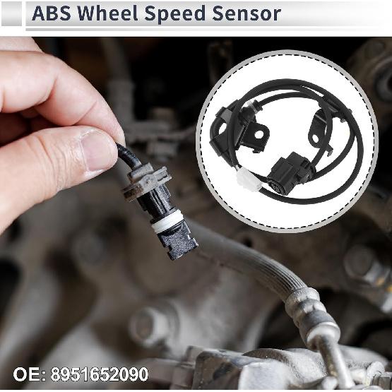 Rear Right ABS Wheel Speed Sensor for Toyota Yaris 2007-2009, for Scion XD 2008-2009 ABS Sensor Anti-lock Braking System Sensor No.8951652090 1 Pcs