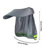 2025 Summer Sun Shade Safety Hard Hat Neck Shield Helmet Sun Shade Reflective Stripe Cap Cover for Construction Workers