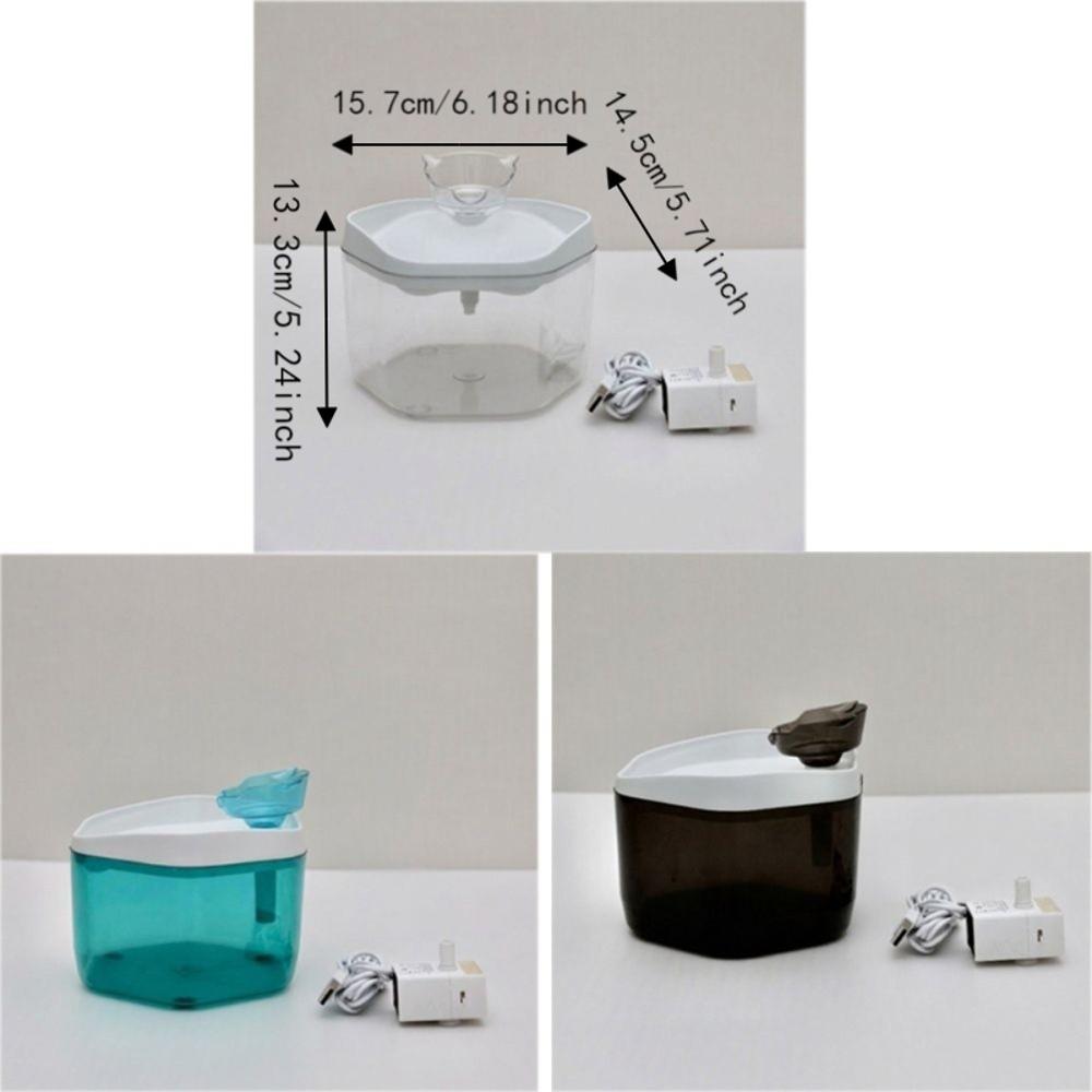 Large Capacity Cat Drinking Fountain 1L Pet Flowing Water Bowl Pet Water Feeder Household