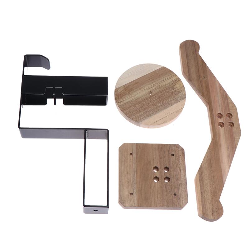 Стойка для шлема, настенное крепление, держатель для шлема мотоцикла, деревянная вешалка для велосипедного шлема с крючками, универсальная стойка для ключей для шлема