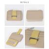 [Alto Rose] ivory fragment case With coin purse IC card card case ladies bill bifold synthetic leather simple pass case Beautiful adult cute compact