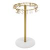 Headband Holder Organizer Metal Hair Hoop Display Stand Hair Accessories Storage Rack with 30 Hanging Hooks for Home
