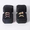 Custom Velvet Octagonal Ring Box for Wedding Anniversary Jewelry