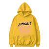 Mens Hip Hop Letter Print Hoodie Loose Fit Casual Streetwear Couples Early Sweatshirt