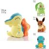 Soft And Cuddly Anime-inspired Pikachu And Eevee Plush Toy
